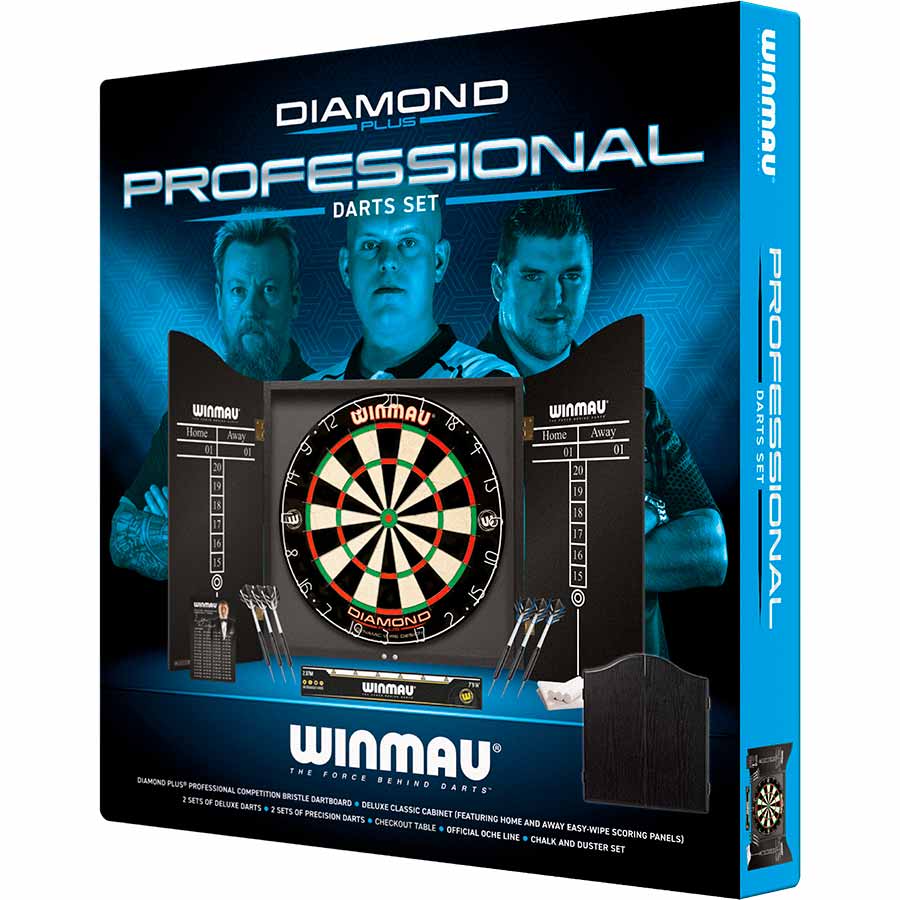 Dartboard Set Black Ash Professional Set-1
