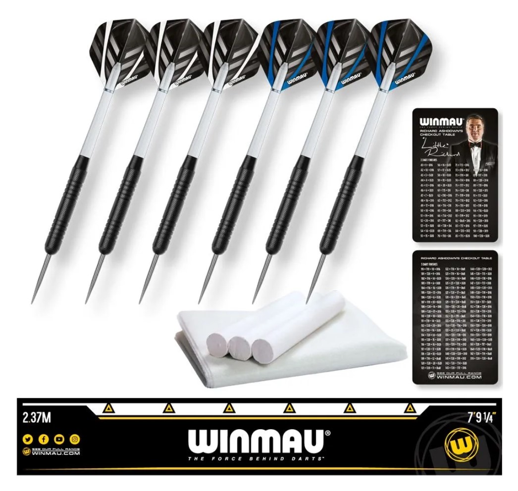 Dartboard Set Black Ash Professional Set-7