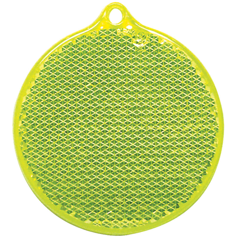 Светоотражатель круг - желтый